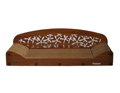 Rotipet Sloffy Krabkarton MDF Bruin