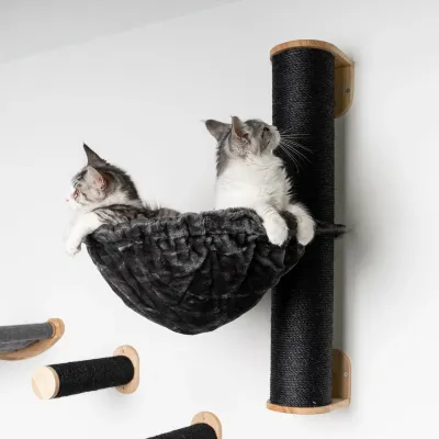 Wandmeubel Klimmuur Kat – RHR Quality Wallpolehammock45 Blackline Donkergrijs