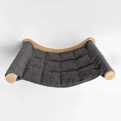 Wandmeubel Klimmuur Kat - Luxe Hangmat XXL Grijs – RHR Quality Wallhammock Deluxe