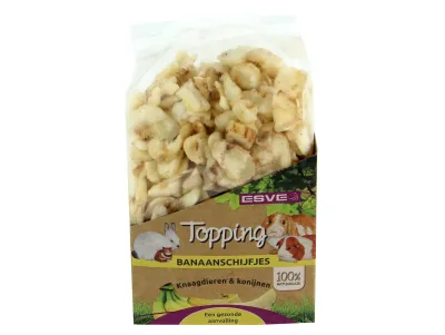 Esve Topping Banaanschijfjes Knaagdier