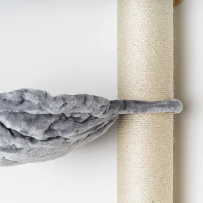Wandmeubel Klimmuur Kat XXL – RHR Quality Wallpolehammock45 Lichtgrijs