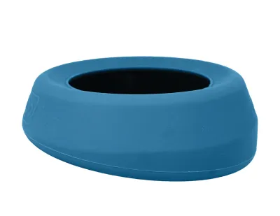 Kurgo Splash-Free Draagbare Waterkom Blauw