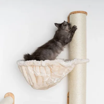 Wandmeubel Klimmuur Kat – RHR Quality Wallpolehammock45 Crème