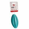 Speelgoed hond rubber Dental fun rugby munt 11cm