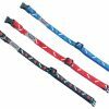 Halsband hond nylon Poot & Been blauw 10mmx20-35cm