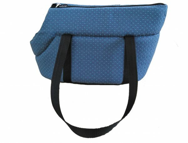 Draagtas Carlos taupe/blauw 33cm