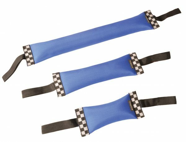 Speelgoed hond training nylon dummy blauw 50cm