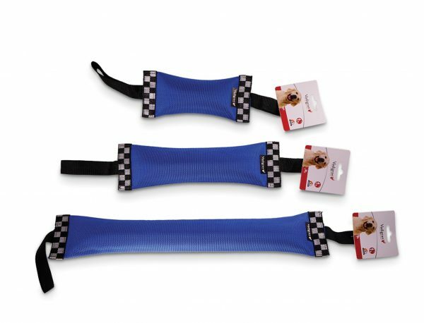 Speelgoed hond training nylon dummy blauw 50cm