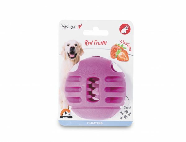 Speelgoed hond TPR bal Red Frutti 8cm