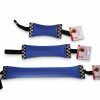 Speelgoed hond training nylon dummy blauw 30cm