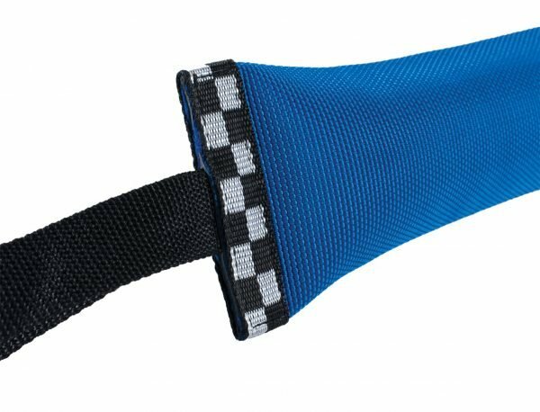 Speelgoed hond training nylon dummy blauw 30cm