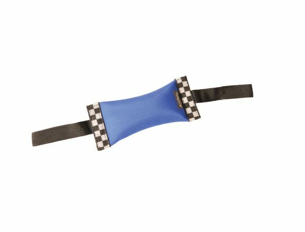 Speelgoed hond training nylon dummy blauw 20cm