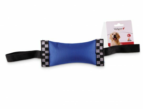 Speelgoed hond training nylon dummy blauw 20cm