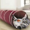 Tunnel kat nylon ritsel bordeaux 100cm