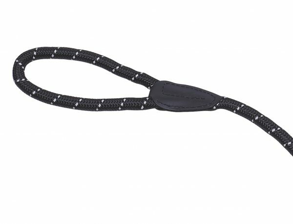 Lasso nylon rond reflect zwart 9mmx170cm