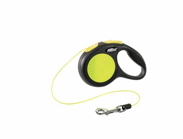 Flexi Neon zwart/neon XS (koord 3 m)