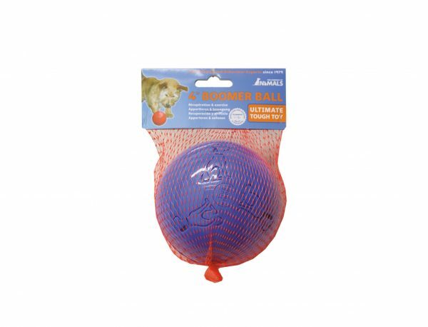 Speelgoed hond Boomer bal rood Ø10cm