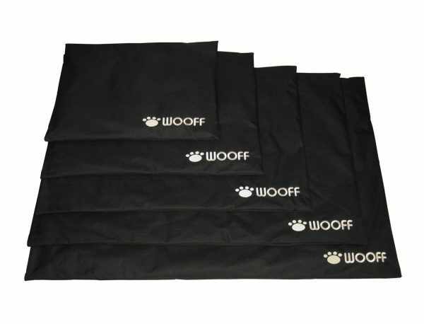 Platte matras Wooff zwart 60x90 cm