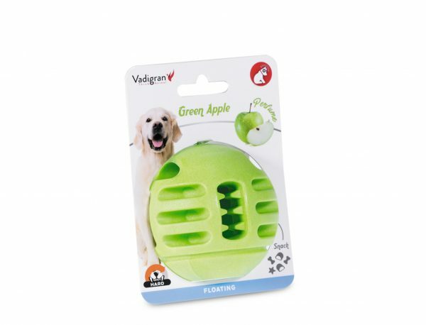 Speelgoed hond TPR bal Green Apple 8cm