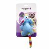 Speelgoed kat pluche muis blauw 14cm