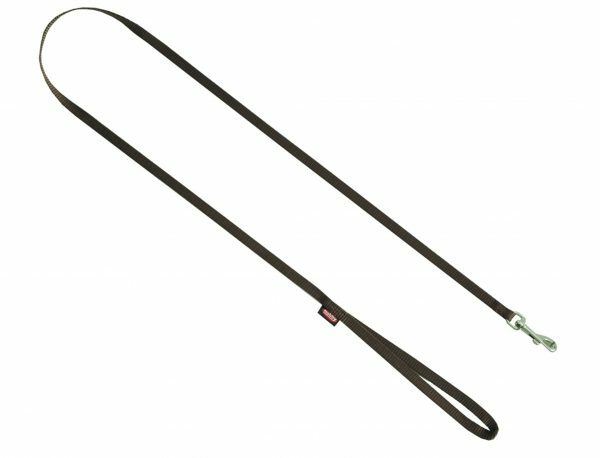 Leiband hond nylon Classic bruin 10mmx120cm