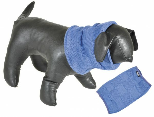 Sjaal blauw 40cm
