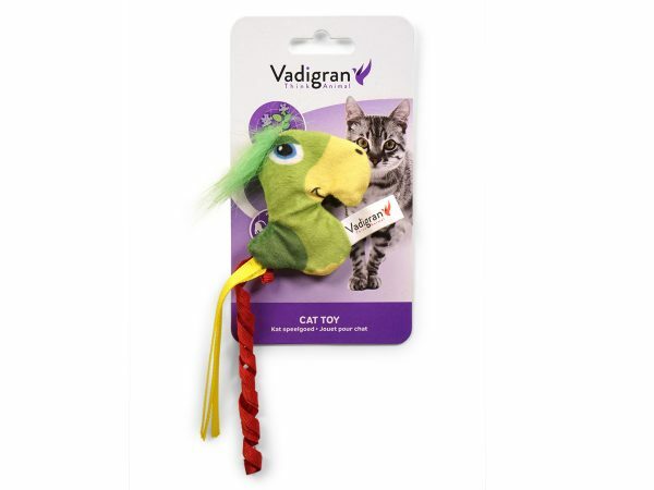 Speelgoed kat papegaai Wingy 12cm