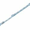 Halsband hond nylon Schotse Ruit blauw10mmx13-20cm