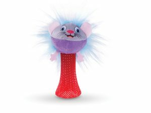 Speelgoed kat pluche hopping muis 10cm