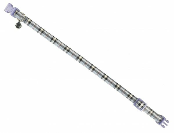 HB kat regelb schotse ruit 10mmx20-30cm blauw