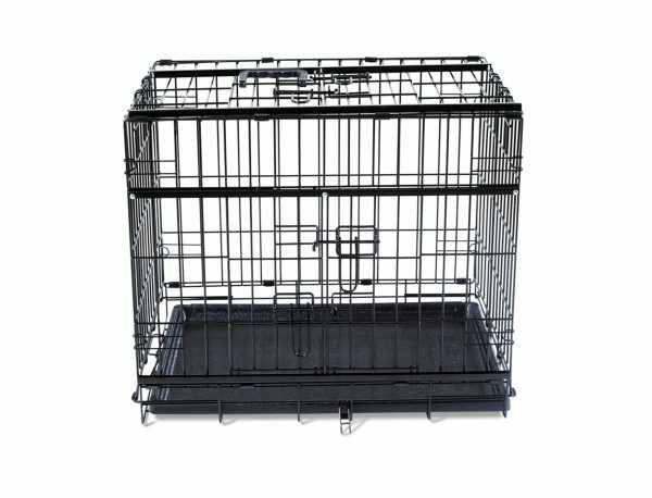 Draadkooi opvouwbaar premium zwart 56x33x41cm