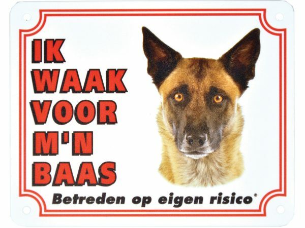 Waakbord S Mechelse herder NL