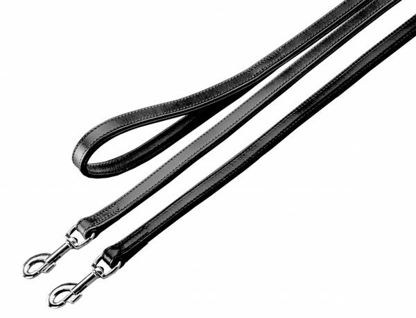 Leiband custailo Leder zwart 100 cm x 18 mm