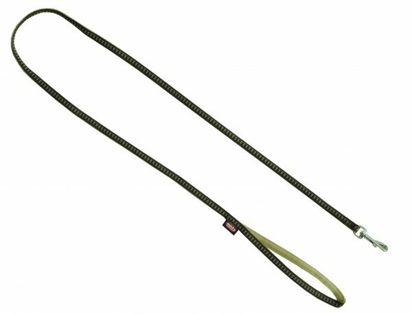 Leiband nylon Soft Grip bruin 10mmx120cm