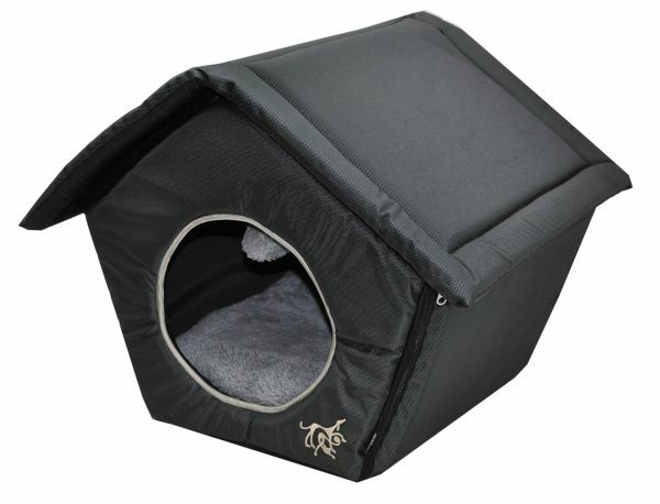Huisje Black Oxford 51x44x40cm