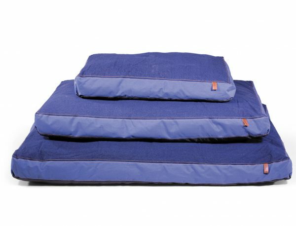 Matras Bluedenim donkerblauw 130x90x10cm