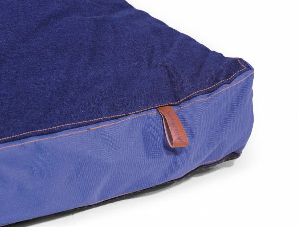 Matras Bluedenim donkerblauw 130x90x10cm