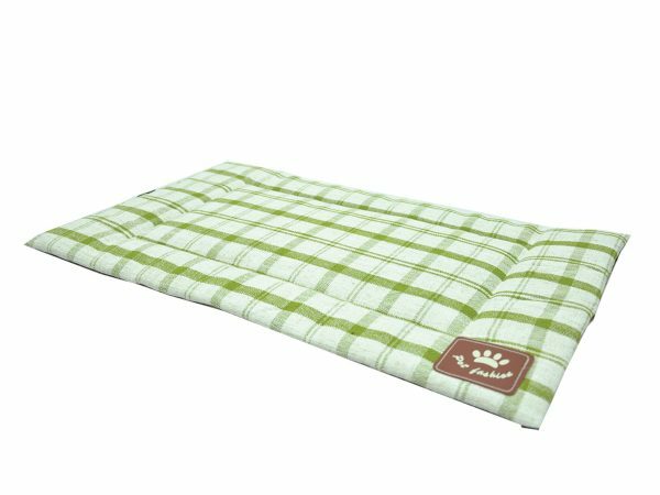 Platte matras Checker groen 54x32cm