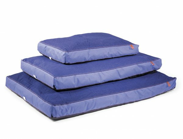 Matras Bluedenim donkerblauw 130x90x10cm