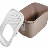 Toilethuis Hop In mokka 58x39x40cm