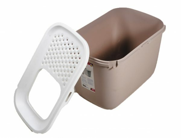 Toilethuis Hop In mokka 58x39x40cm