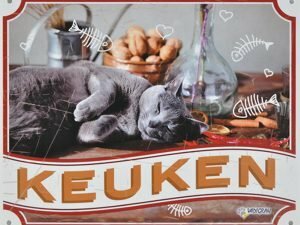 Waakbord kat Keuken NL