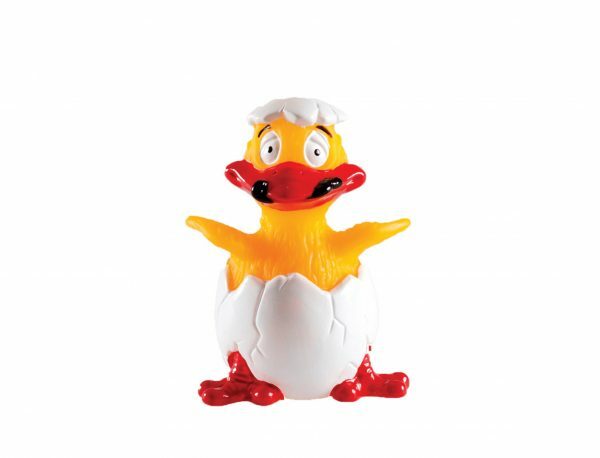 Speelgoed hond vinyl eendje 9,5cm