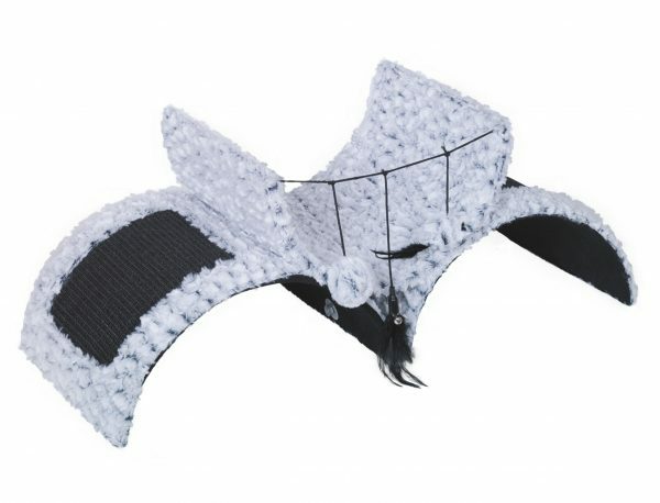 Krabplank Bridge Astra zwart/wit 71x30x31cm
