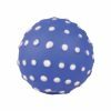 Speelgoed hond vinyl pieper bal blauw 8,5cm