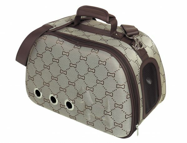 Draagtas Eva beige met been 40x20x25cm S