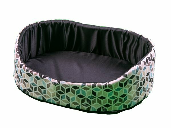 Hondenmand Blue Cubes 50x35x20cm