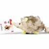 Speelgoed hond canvas egel 16cm