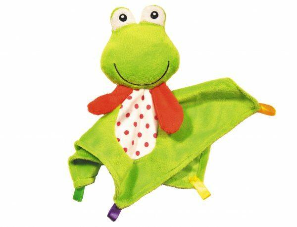 Speelgoed hond pluche kikker groen 20cm