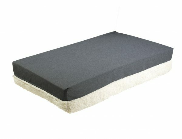 Matras Himalaya antraciet/crème 110x70x20cm